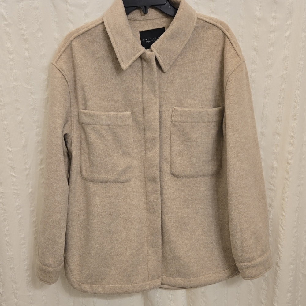 Sanctuary Beige Utility Jacket